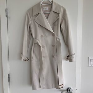 Club Monaco Light Grey Trench Coat